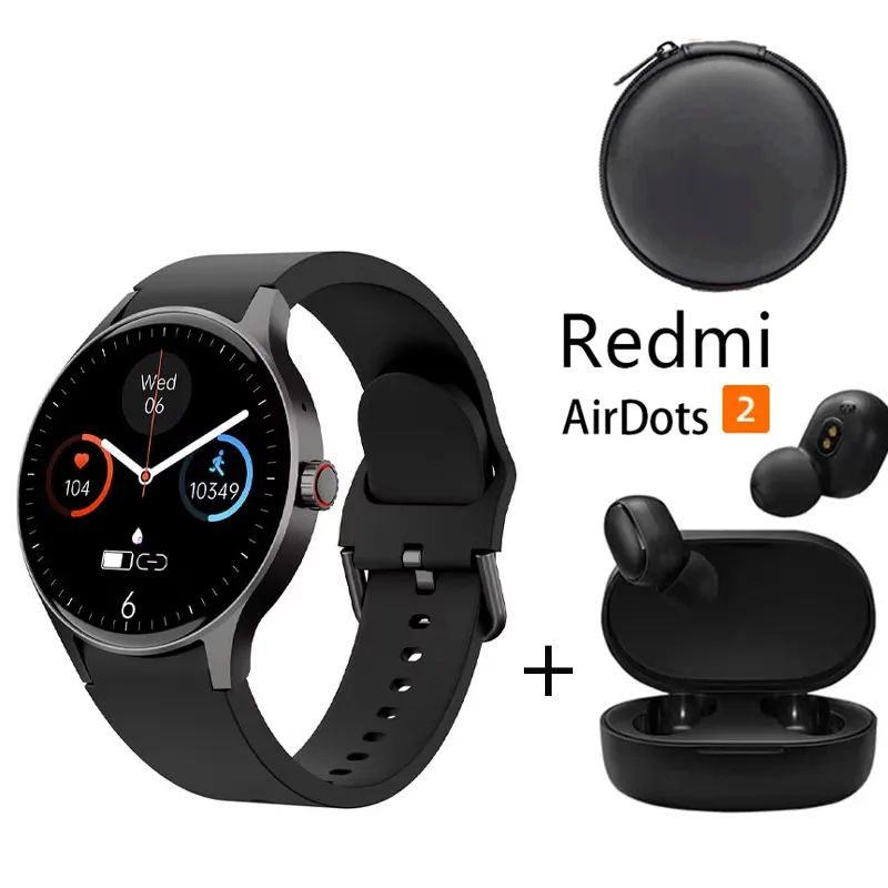 XIAOMI - Smartwatch Y80-P y Audifonos Redmi AirDots 2 y Estuche