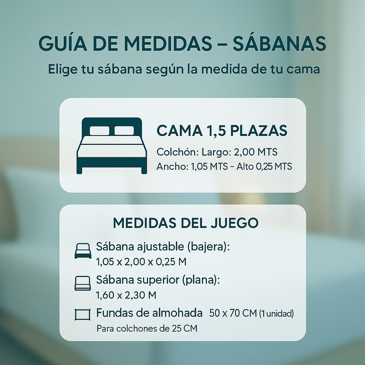 ARMONIA - Ropa de Cama 144 Hilos Beige Plaza y Media Básico