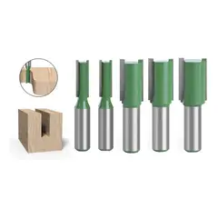 GENERICO - Fresa Madera Recta Toma ½ 5pcs