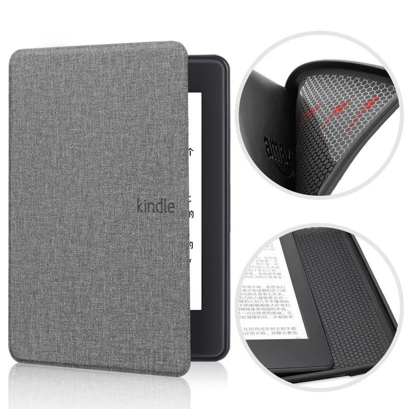 ATURE - Funda Inteligente Premium Lino Para Kindle 2022 Impermeable