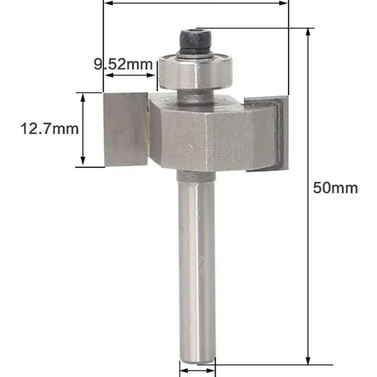 GENERICO - Fresa Madera T ¼ X ½