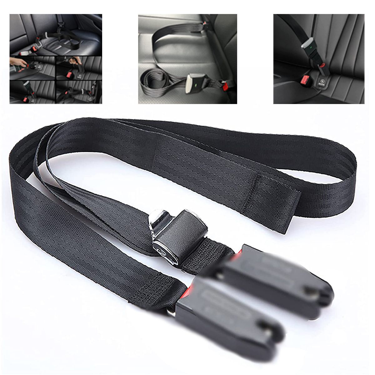 ATURE - Cinturón De Seguridad Para Silla Bebe Con Fijación Isofix