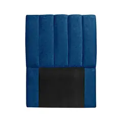 GENERICO - Respaldo De Cama 1 Plaza Negro Modular
