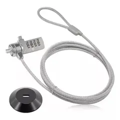 GENERICO - Cable De Seguridad Antirrobo Para Tablet iPad Macbook