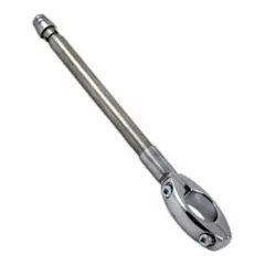 GENERICO - Antena Corta Hilo Para Moto Universal - Gris