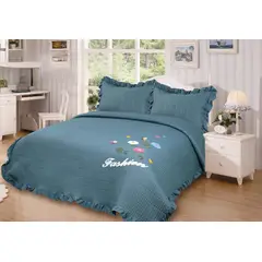 GENERICO - COBERTORES DE VERANO QUILT DE ALGODON BORDADOS CON FRAGANCIA LAVANDA