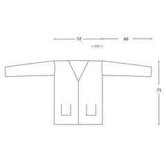 PAOLA MUZIO - Cardigan de hilo - Celeste