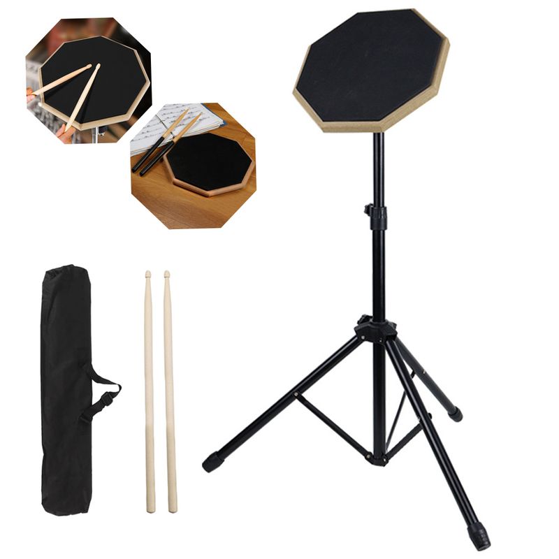 VERCI - Pad De Práctica  Con Baquetas Y Atril Y Bolso