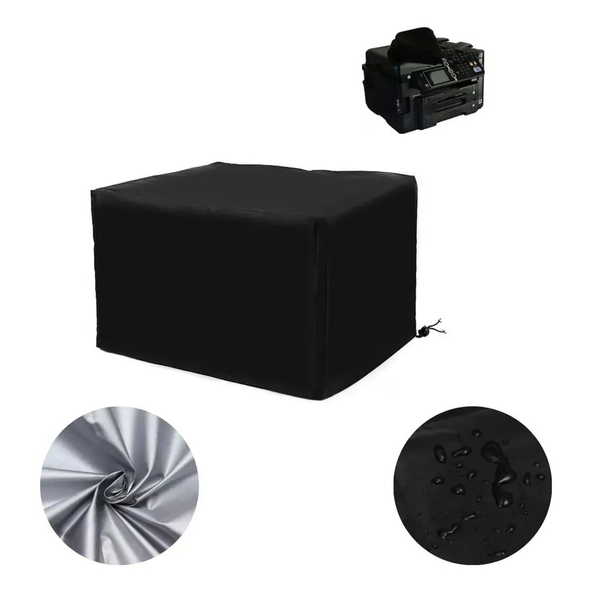 GENERICO - Universal A Prueba De Agu Funda Cubre Impresora