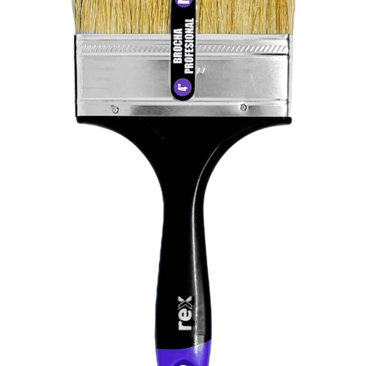 GENERICO - Brocha De Pintar 4 Pulgada Cerdas Finas Rex 80013