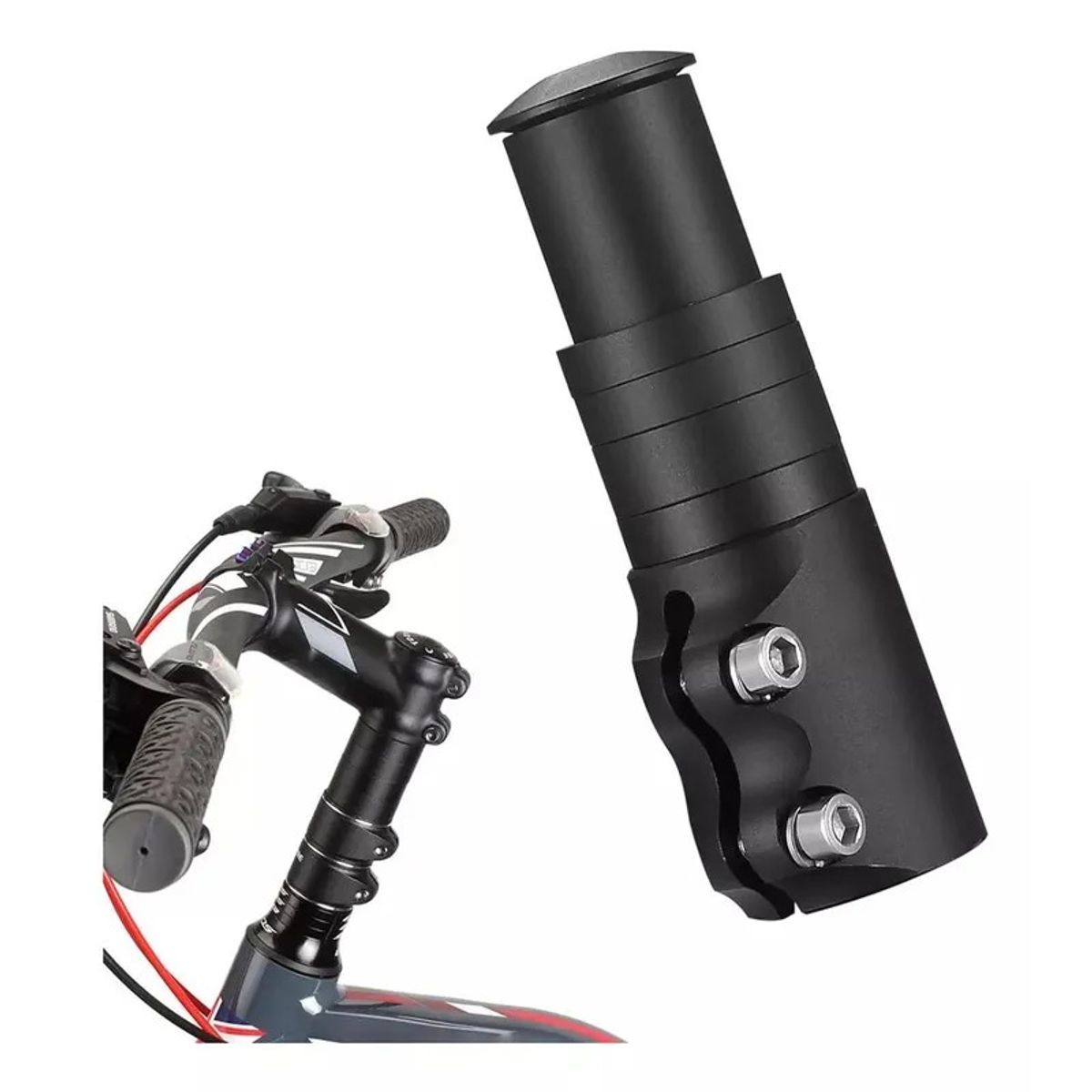 GENERICO - Extensor / Adaptador Elevador Manillar De Espiga A-head 25.4