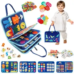 LUKOVEE - Libro Sensorial Y Didáctico Desarrollo Habilidades De Tela