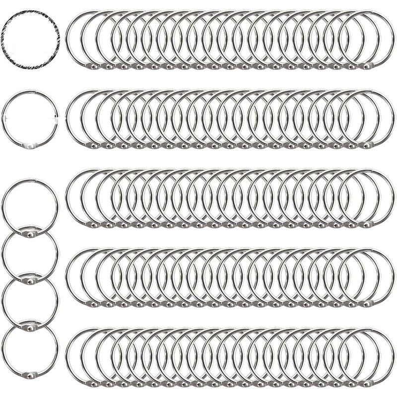 KUANGYE - Llavero Argolla Con Broche 96 Unidades 25 Mm