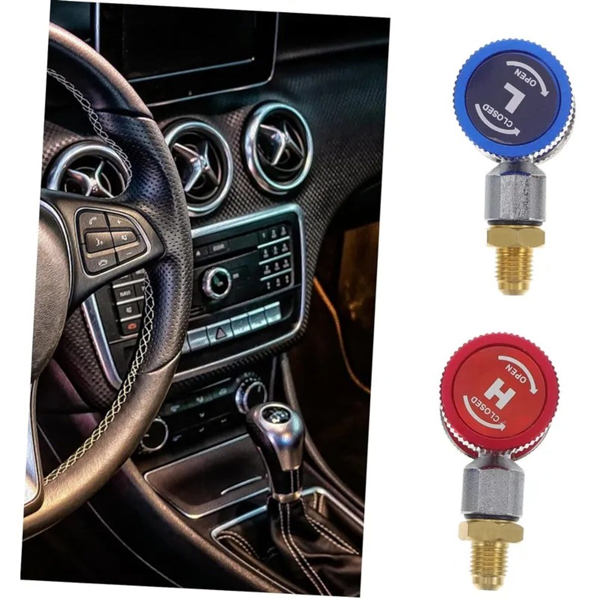 GENERICO - Acoples Rápido R134a Aire Acondicionado Automotriz