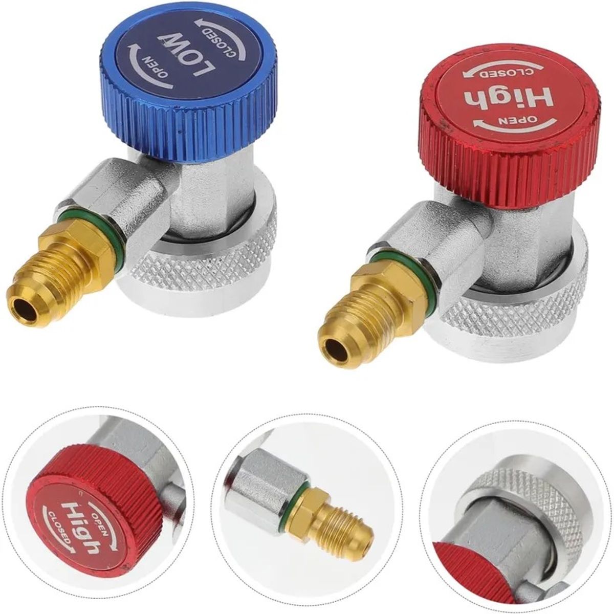 GENERICO - Acoples Rápido R134a Aire Acondicionado Automotriz