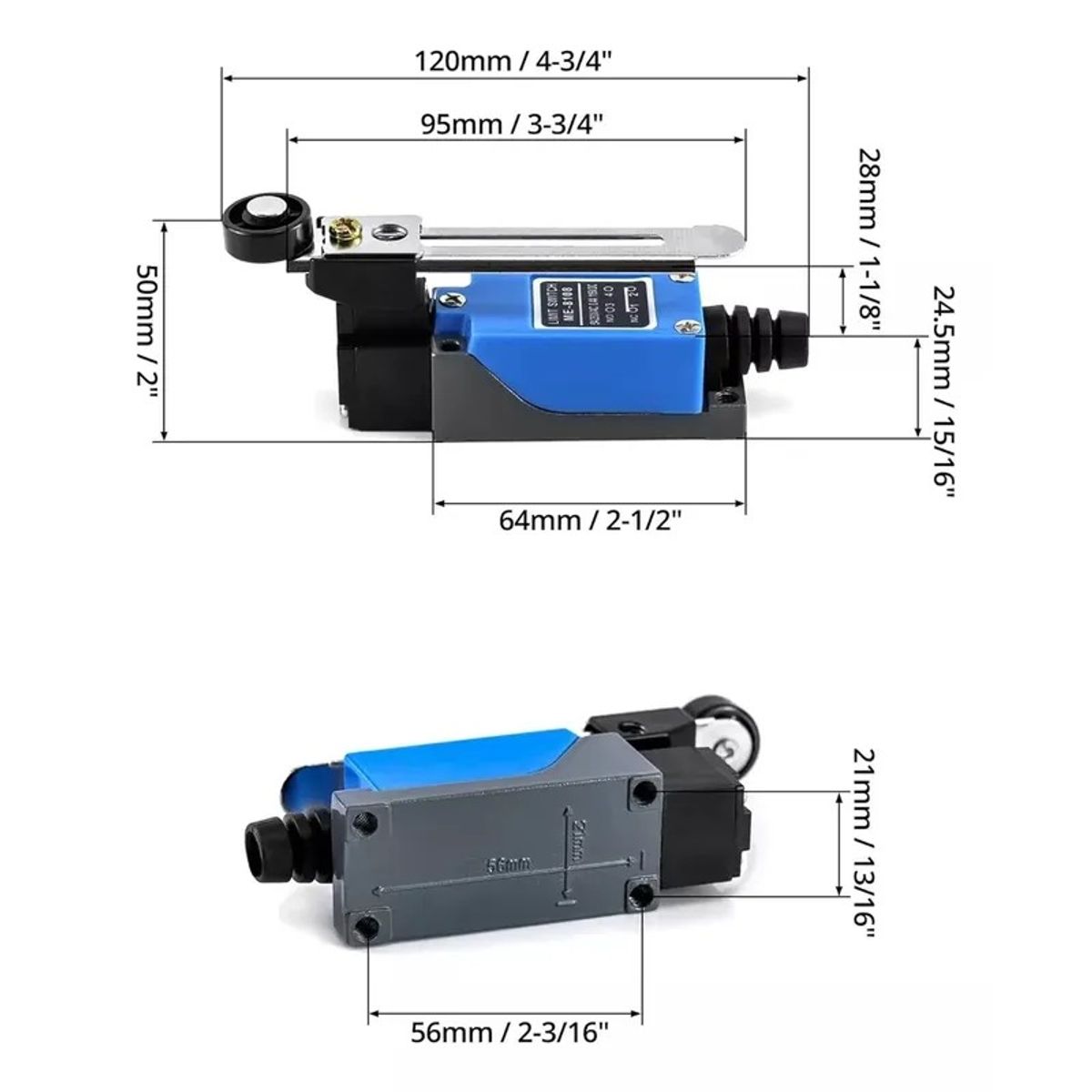GENERICO - Limit Switch Me-8108 Interruptor De Limite Final De Carrera