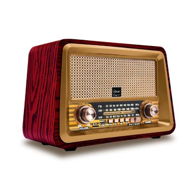 Imagen 2 del producto Radio Parlante 9136 Retro Stezzano Bluetooth Usb Tf Fm Color Café