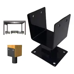 KUANGYE - Soporte Para Pilar Poste De Cenador Y Cobertizo 4x4 Pulgadas