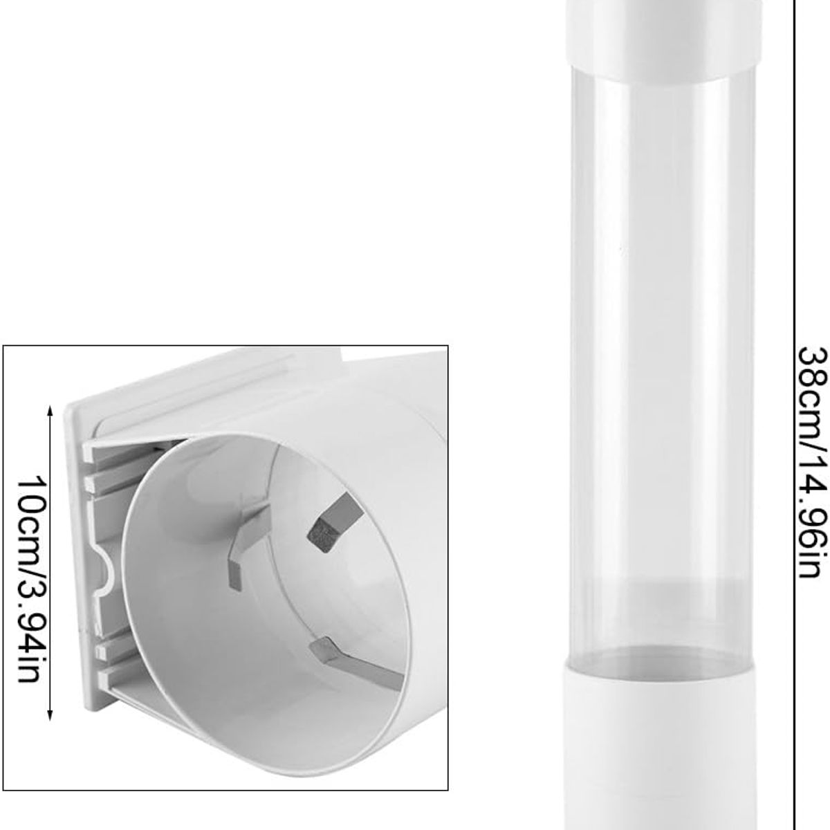 KUANGYE - Dispensador De Vasos Desechables Porta Vasos