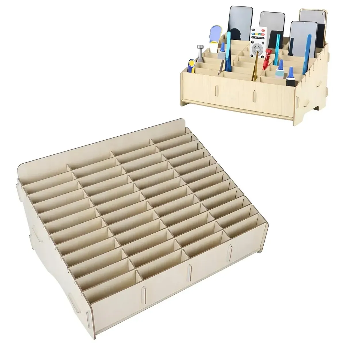 KUANGYE - Caja Organizadora Celulares 48 Espacios Estante Organizador