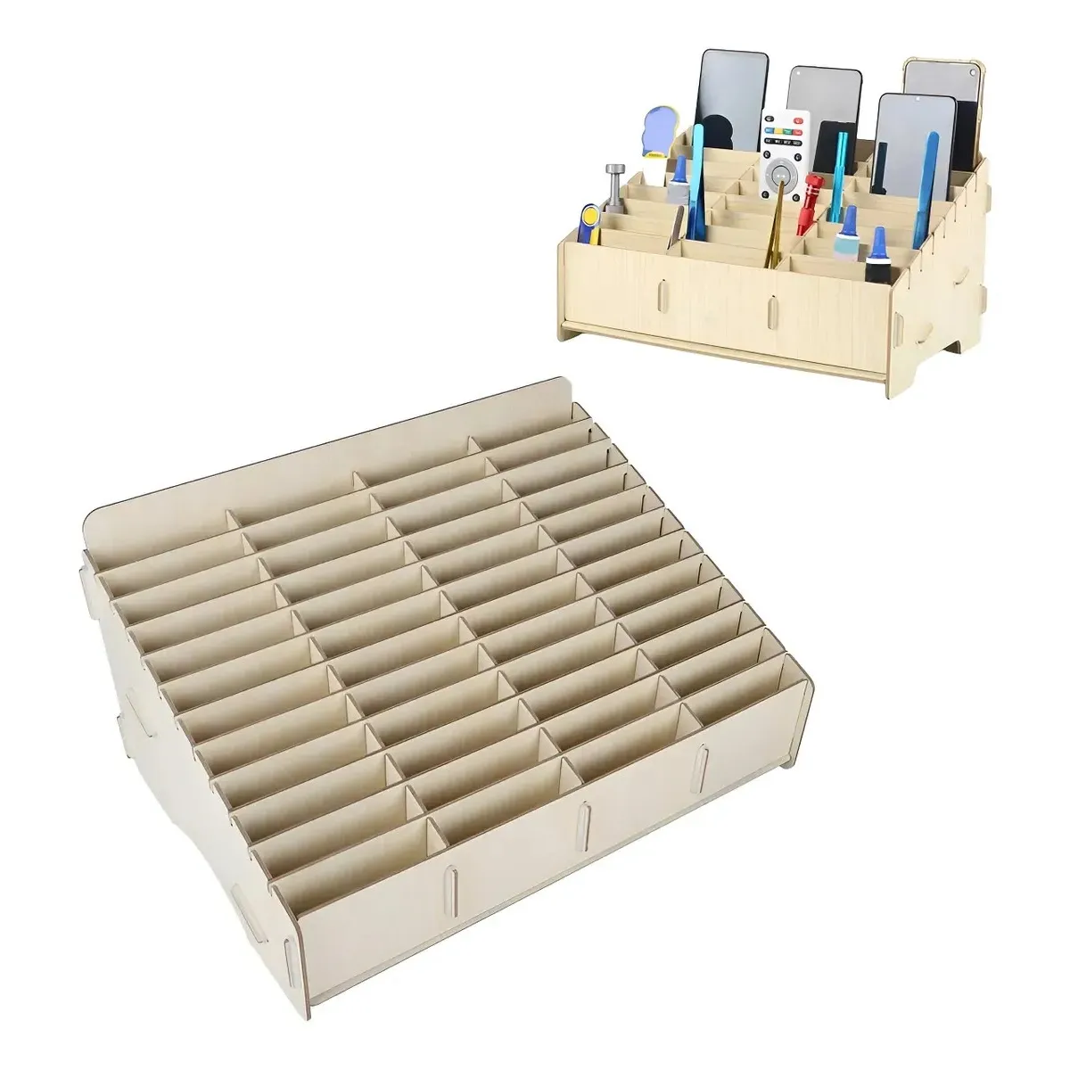 KUANGYE - Caja Organizadora Celulares 48 Espacios Estante Organizador