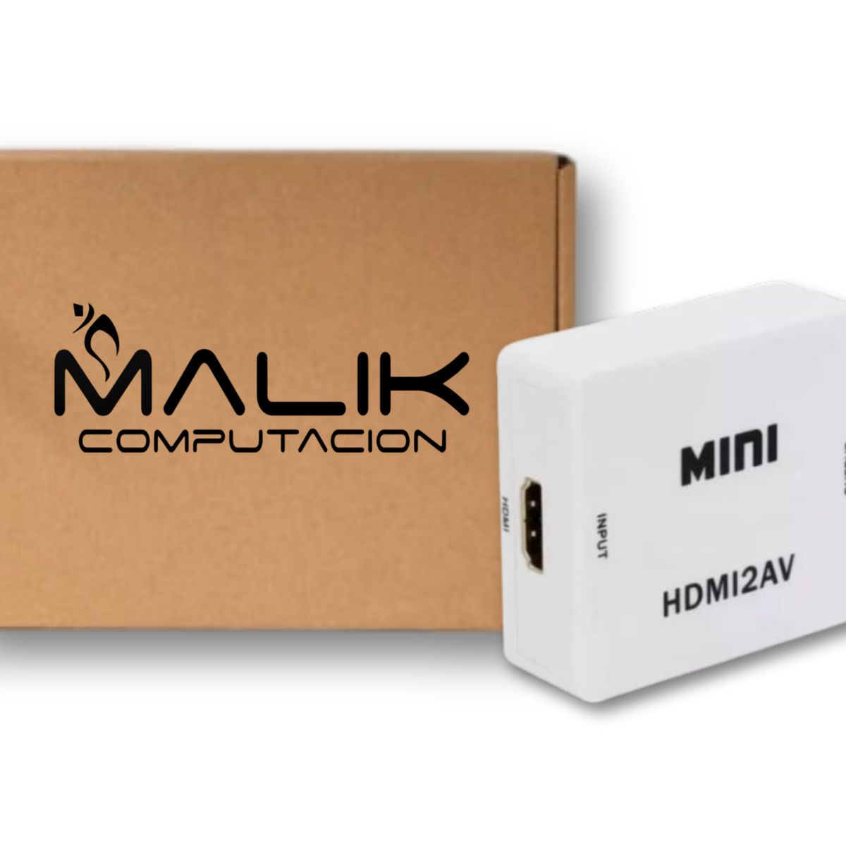 Adaptador Hdmi A Rca: Convierte Hdmi A 3 Salidas 2AV Pack 3, marca MALIK - Foto Principal
