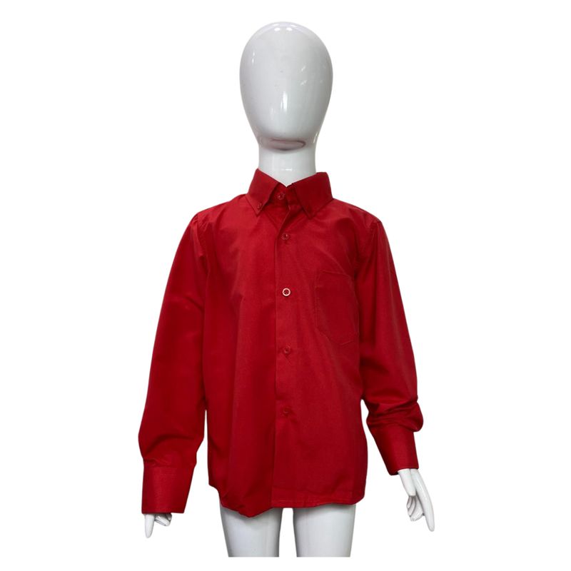 EKOL TACTICA MILITAR - Camisa Clásica NiñoJuvenil para Traje Huaso Fiestas Patrias