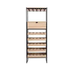 5FIVE - Mueble Bar con soporte para 25 botellas Aliaj