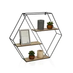 GENERICO - Estante Flotante de Metal Repisa De Pared