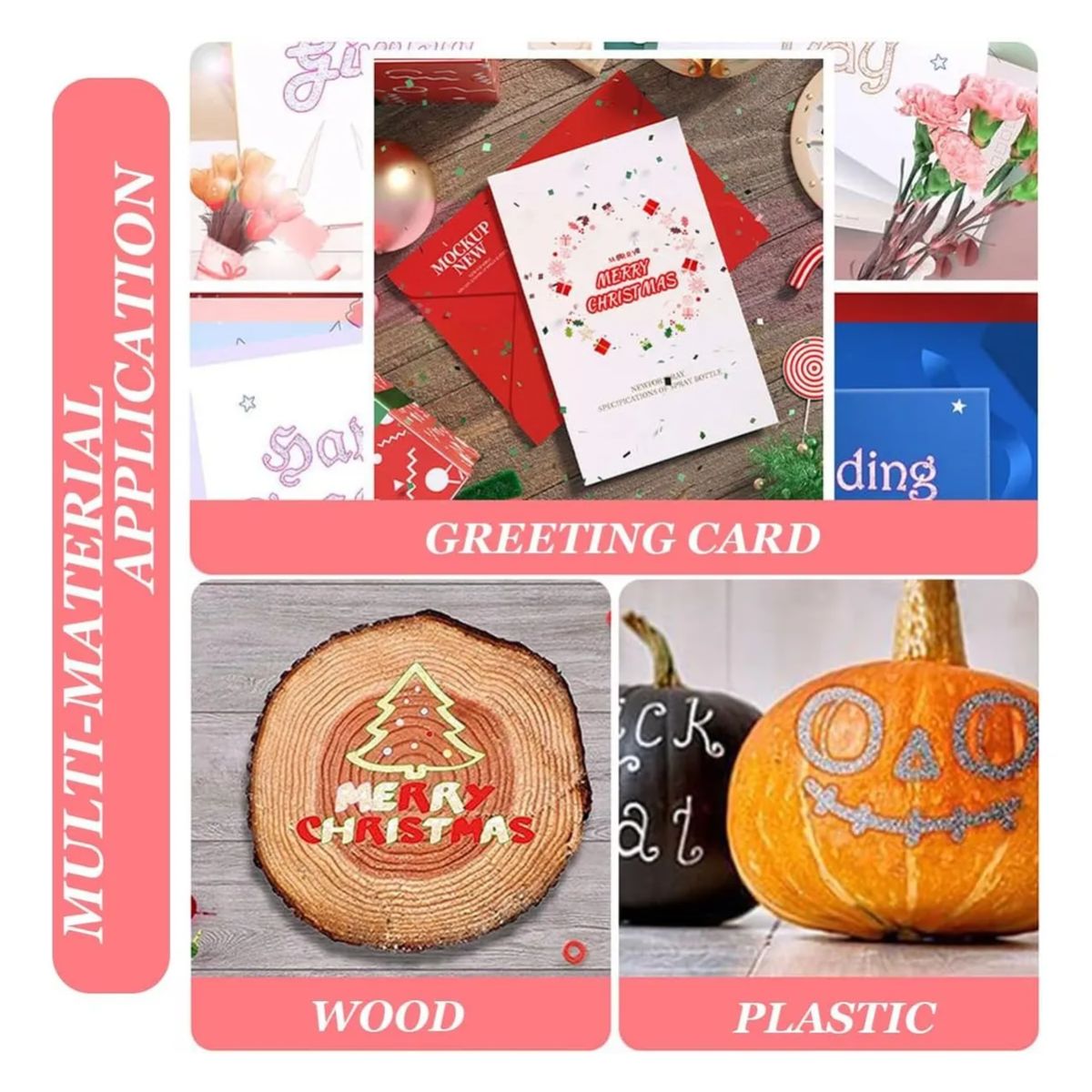 GENERICO - Set 24 Marcadores Rotuladores Doble Línea Metalizados De Gel