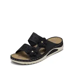 WEIDE - Sandalia Estilo Chala Confort Taco Cuña Mujer JN723