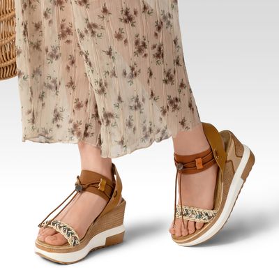 Imagen 2 del producto Sandalias Casuales Taco Cuña Mujer JS02