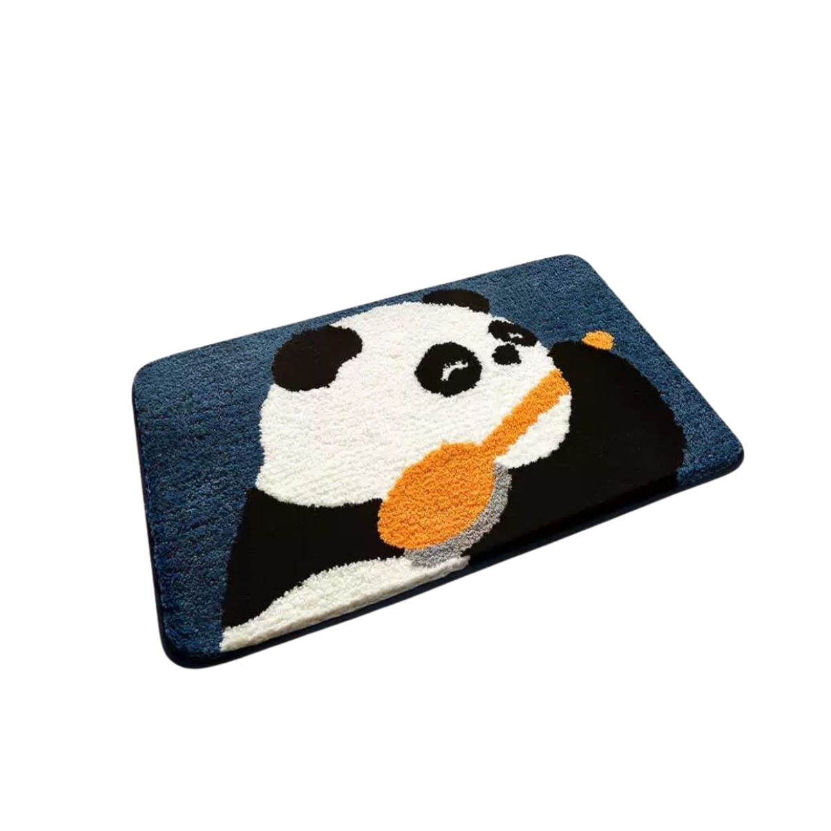 GENERICO - Alfombra Antideslizante Poliéster Diseños Panda De 80x50cm