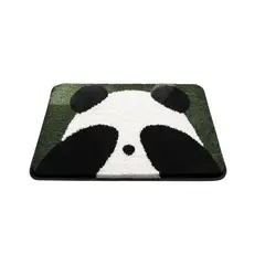 GENERICO - Alfombra Antideslizante Poliéster Diseños Panda De 80x50cm