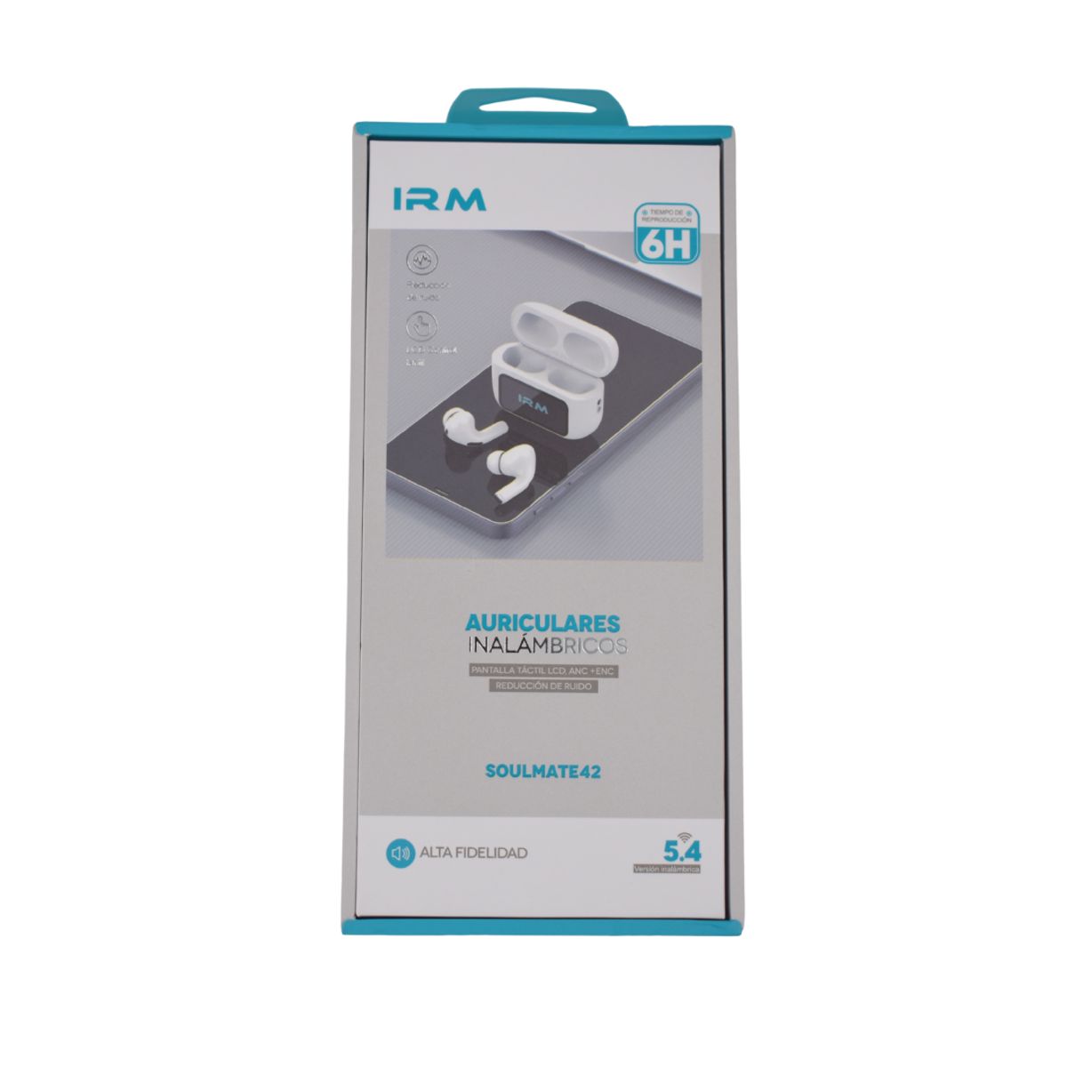 IRM - Auriculares Inalámbricos TWS Soulmate42 Bluetooth  Estuche LCD Táctil
