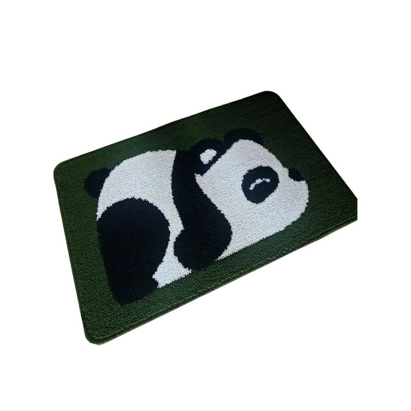GENERICO - Alfombra Antideslizante Poliéster Diseños Panda De 80x50cm