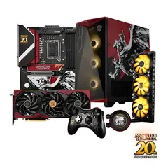 MSI - Kit ensamble armado Pc Monster Hunter: Z790, RTX 4060 TI, Case EATX, AIO 360º + Joystick Regalo!