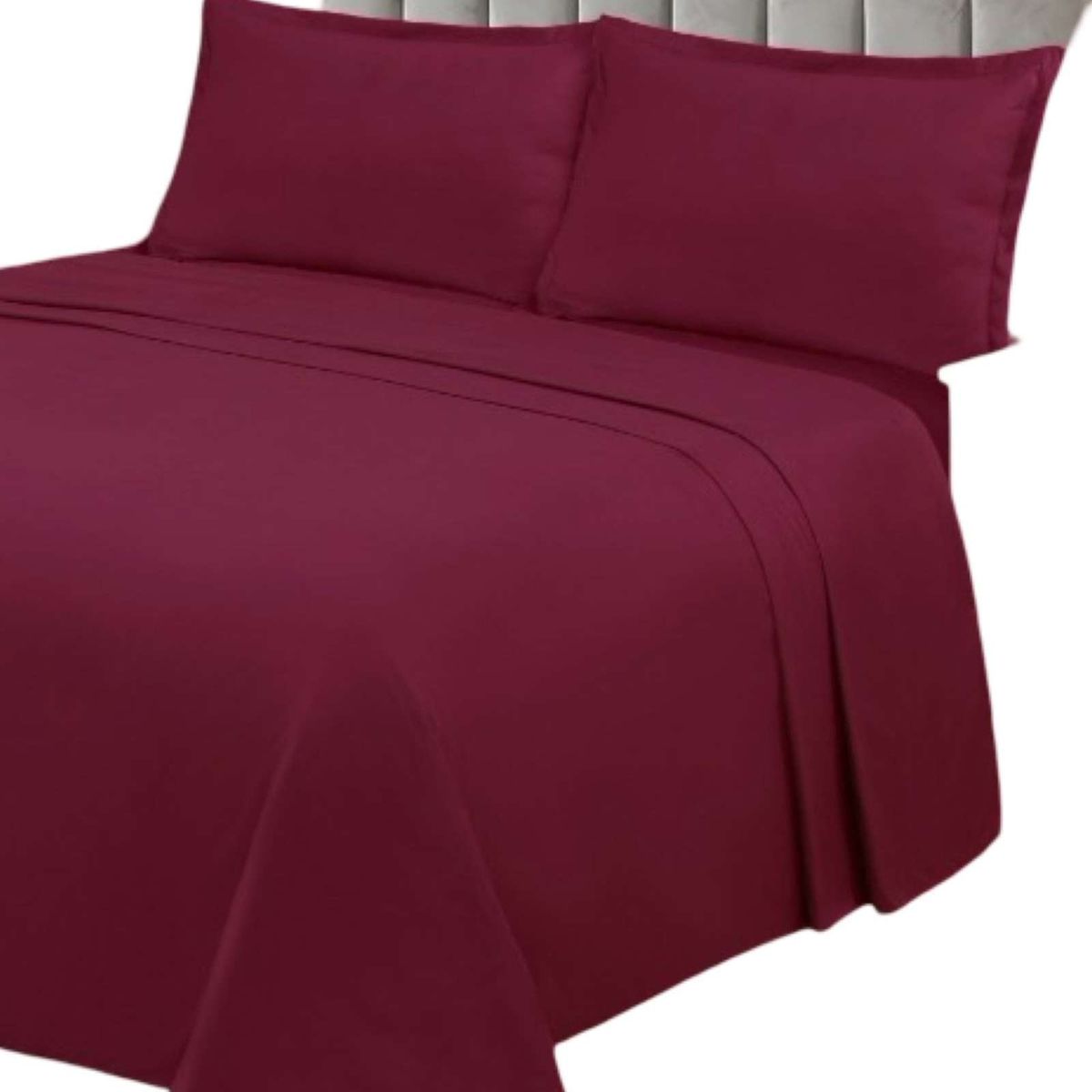 GENERICO - JUEGO DE SÁBANAS DE GENERO PLAZA Y MEDIA BURDEO