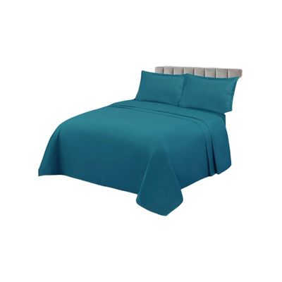 Imagen 2 del producto JUEGO DE SÁBANAS DE GENERO KING TURQUESA