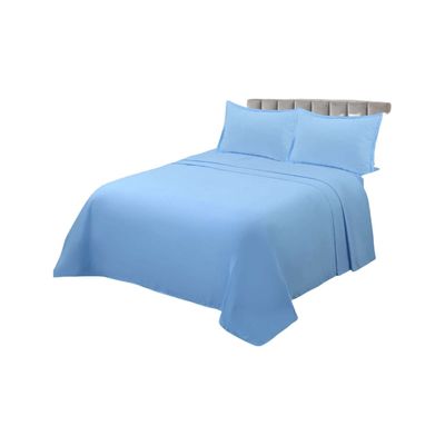 Imagen 2 del producto JUEGO DE SÁBANAS DE GENERO KING CELESTE