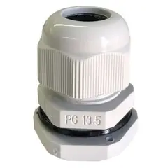 GENERICO - PRENSAESTOPA BLANCA PG13,5 PARA CABLE 6 UNIDADES