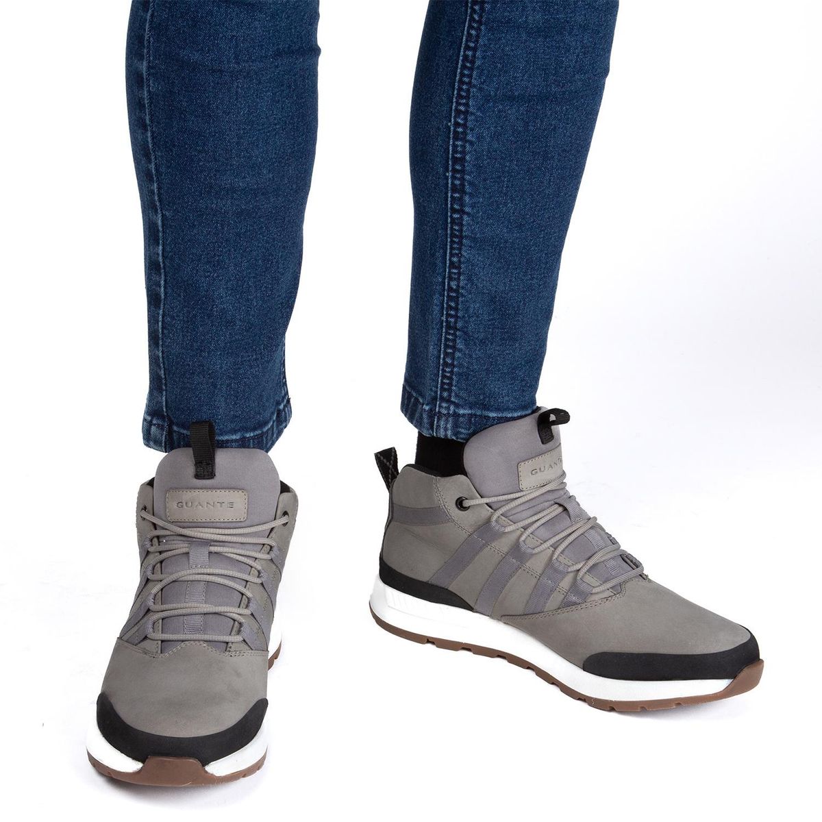 GUANTE - Zapatilla Caña Alta - Maine - Guante - Gris