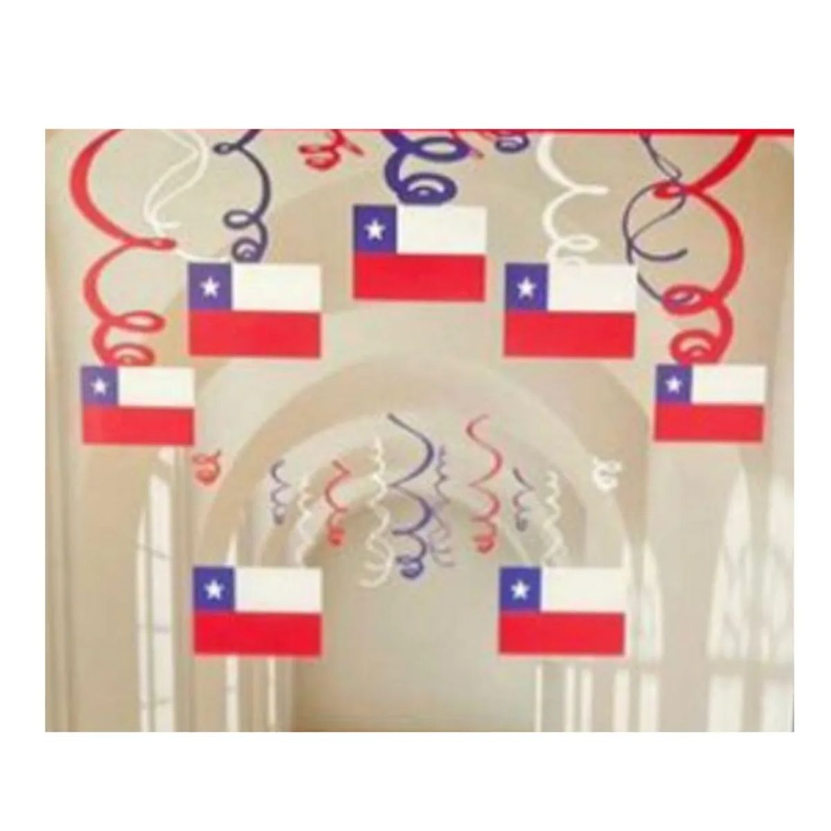 GENERICO - Banderines Guirnaldas Chilenas Decoracion Fiestas Patrias