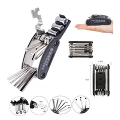 GENERICO - Kit Herramientas Para Bicicleta 16 en1 Multifuncional