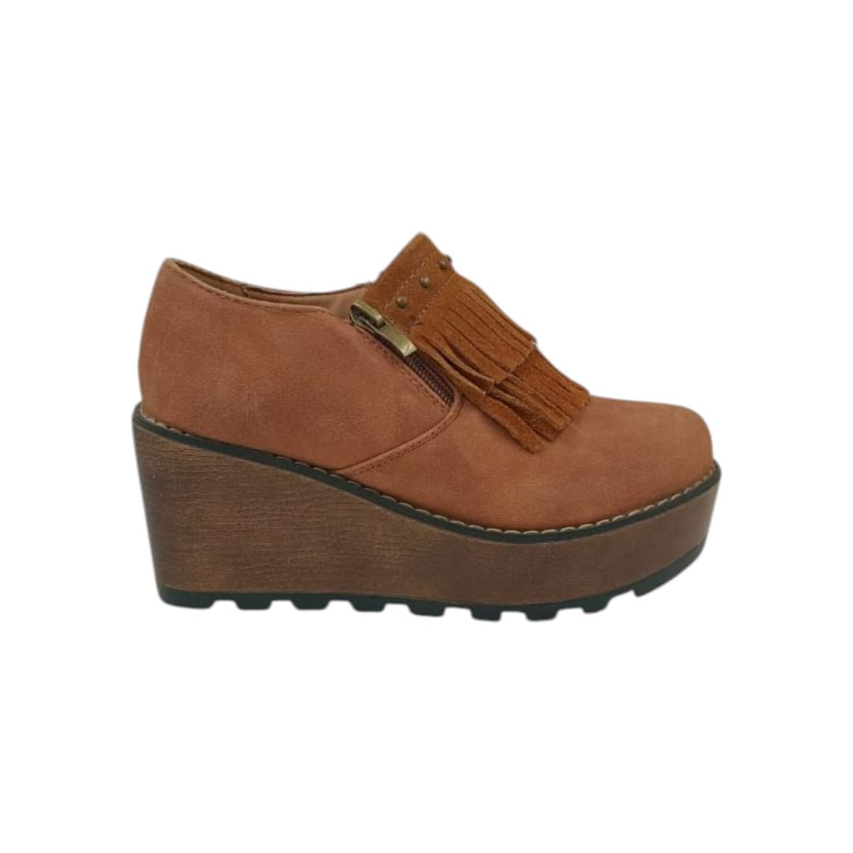 HERIEL - Zapato Camel Plataforma