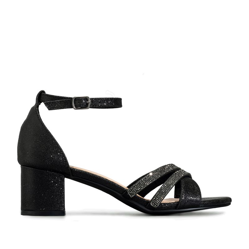 WEIDE - Sandalia Taco Grueso Fiesta Pedrería Mujer Weide YOU525