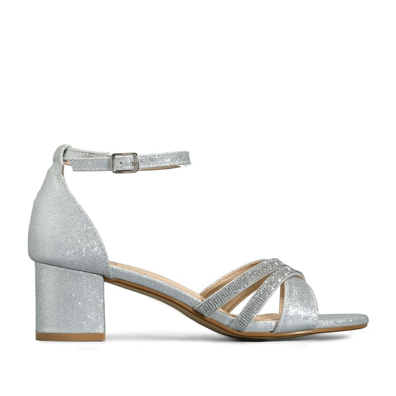 WEIDE - Sandalia Taco Grueso Fiesta Pedrería Mujer Weide YOU525
