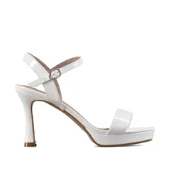 WEIDE - Sandalia Casual Taco Alto Simil Charol Mujer YOU537