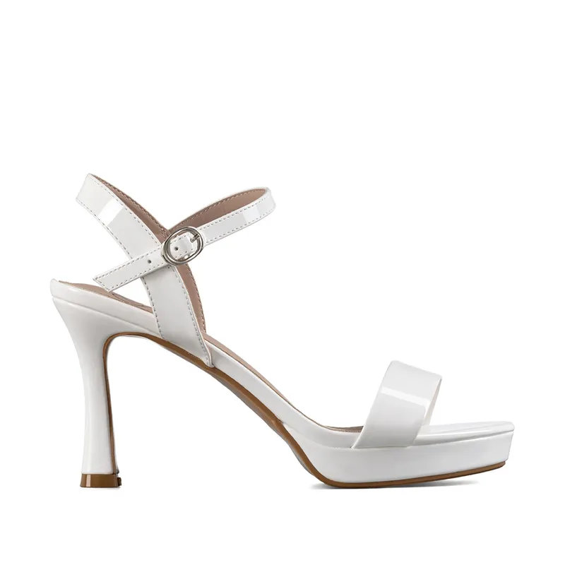 WEIDE - Sandalia Casual Taco Alto Simil Charol Mujer Weide YOU537