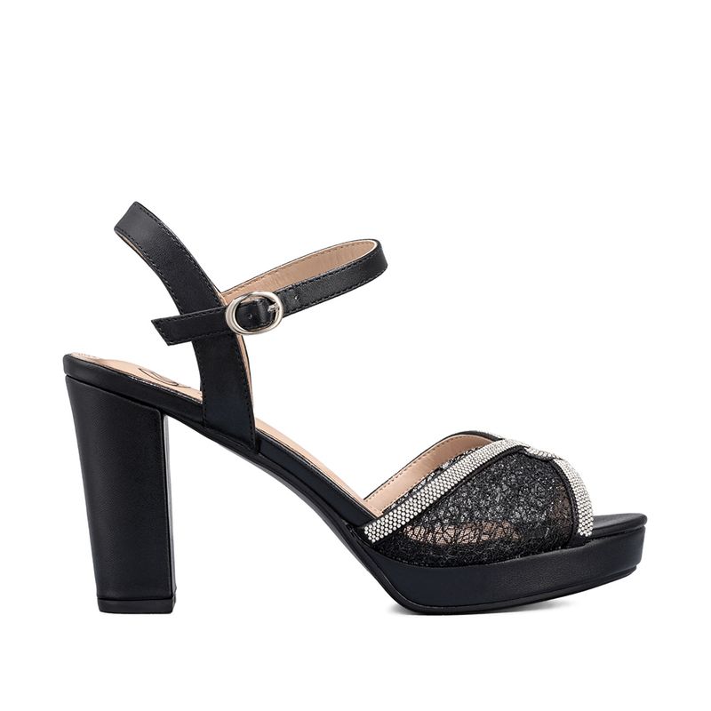 WEIDE - Sandalia Taco Alto Pedrería Fiesta Mujer Weide YOU533
